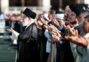 عکس | علی لاریجانی در نماز عید فطر امسال