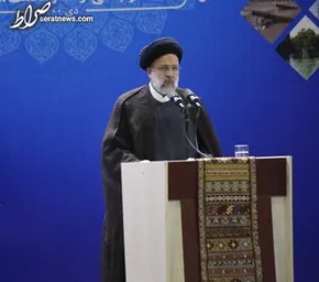 تصاویر / رئیسی در طوفان شن!