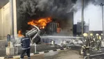 آتش‌سوزی گسترده در پایانه نفتی جنوب عربستان