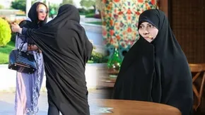 عکس/ وقتی روسری بانوی فوتبالیست افتاد
