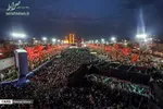 عکس | علی لاریجانی در حلقه محاصره محافظان عراقی