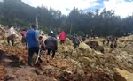 انسداد محور کندوان بر اثر رانش زمین