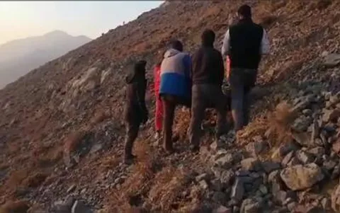 فیلم| اولین ویدئو از صحنه حادثه سقوط رضا امیرخانی