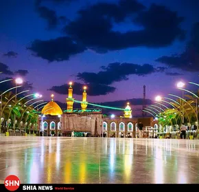 عکس/ آتش‌سوزی در خیابان‌های نزدیک به حرم امام حسین(ع)
