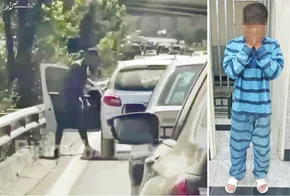 فیلم / بازداشت خفتگیر بزرگراه نیایش تهران