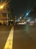  ترکیدگی لاستیک علت خروج از جاده اتوبوس