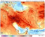 اختلاف دمای ۳۰ درجه‌ای در پایتخت