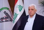 حضور عمار حکیم در مراسم تشییع امام شهید در نجف + عکس