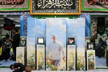 تصاویر | سوگواری ایام فاطمیه در بیت‌الزهرای شهید سلیمانی