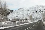 بارش برف در ۸ محور مواصلاتی کشور