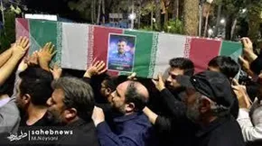 تصاویر| تشییع پیکر شهید «سید اسماعیل خطیب»
