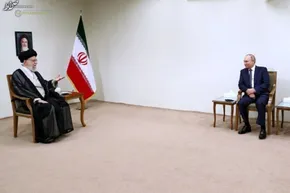 تصاویر / دیدار رئیس‌جمهور روسیه با رهبر معظم انقلاب