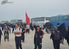 فیلم| آخرین وضعیت مرز شلمچه| تردد زائران اربعین همچنان پرحجم است