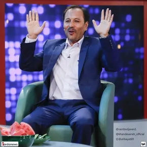 عکس/ نقاشی رامبد جوان و جناب‌خان