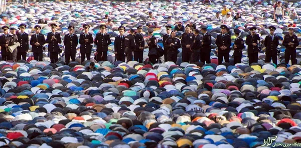  نماز عید فطر در پایتخت روسیه