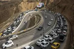 ترافیک سنگین در محور چالوس و آزادراه تهران- شمال