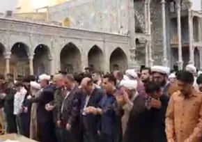 تصاویر / تشییع پیکر ۸ شهید مدافع حرم در مشهد