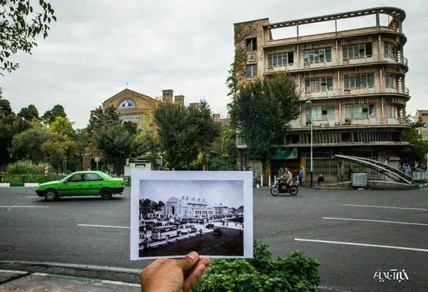 ساختمان یک بانک در میدان امام خمینی