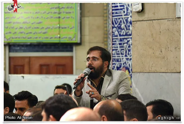 مداحی محمد استاد باقر در مراسم تشییع پیکر کربلایی عباس شاهی 