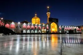 فیلم| حضور قالی باف، پزشکیان و سرلشکر سلامی در آیین خطبه‌‌خوانی حرم رضوی