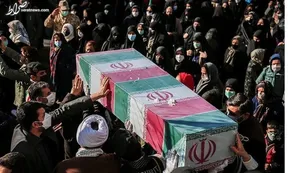 تصاویر | تشییع پیکر شهدای حمله تروریستی به دادگستری زاهدان