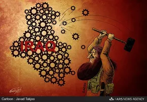 کاریکاتور/ ابوالهول آمریکا در خاورمیانه‎!