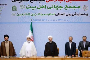 عکس/ صف استقبال از روحانی در فرودگاه