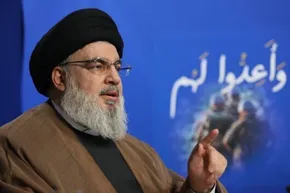 فیلم / سید حسن نصرالله: سردار زاهدی در همۀ جلسات می‌گفت دعا کنید شهید شوم