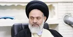 رئیس قوه قضاییه بر سر مزار آیت‌الله یزدی+عکس