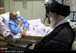 تصاویر/عیادت‌رهبری از آیت‌الله‌حسن‌زاده‌آملی
