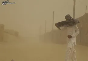 تصاویر / طوفان ۱۲۶ کیلومتر بر ساعت در زابل!