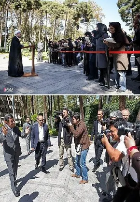 عکس/ شکلک درآوردن مک‌کین برای اوباما