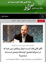 توییت مدیر مسئول صراط: رئیس مجلس از جای دیگری انتخاب می‌شود؟! / قالی بافی‌ها به دنبال نقشه جدید!