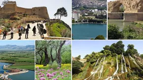 عکس/ نمای منحصر به فرد از یک دره در لرستان