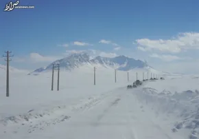 تصاویر/ مازندران در محاصره برف