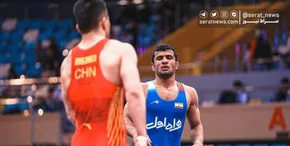فیلم / لحظه دیدنی از گزارشگری هادی عامل هنگام قهرمانی امین میرزازاده