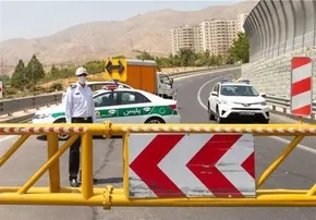 عکس/ رانش زمین در جاده چالوس