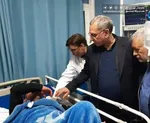 عیادت وزیر کشور از مجروحان حوادث تروریستی آمریکایی-صهیونیستی