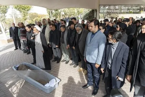 تصاویر| مراسم تشییع پیکر «همایون ارشادی»