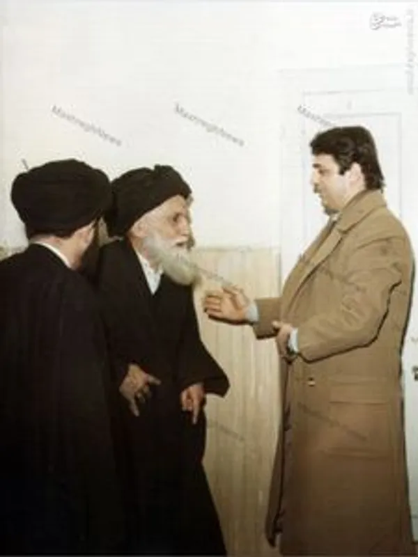 دکتر صادق طباطبایی در دیدار با آیت الله العظمی سیدعبدالله شیرازی در مشهد مقدسMh.dpuf
