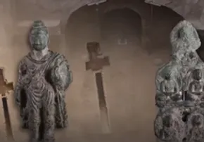 عکس/ شبکه ۳ مجسمه فردوسی رو هم سانسور کرد!