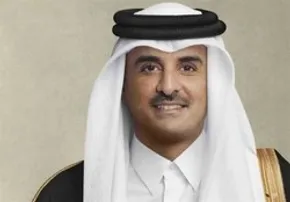 فیلم / عبای وارونه امیر قطر خبرساز شد
