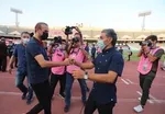 وزیر و عزیزی‌خادم نظاره‌گر قهرمانی پرسپولیس +عکس