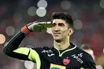 حضور غافلگیرکننده علیرضا بیرانوند در جشن سینمایی‌ها + عکس