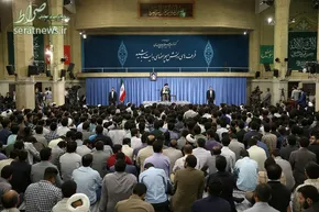 تصاویر / دیدار جمعی از دانشجویان با رهبر معظم انقلاب