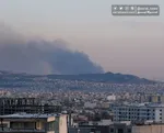 آتش‌سوزی در یک انبار واقع در میدان قیام