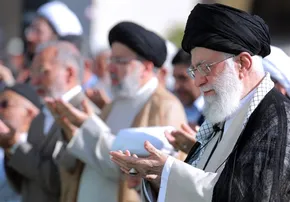 عکس | علی لاریجانی در نماز عید فطر امسال