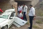 واژگونی پژو ۴۰۵ با ۱۳ مصدوم تبعه افغان