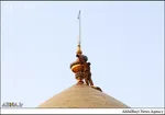نصب ۸ چتر اتوماتیک در حرم امیرالمومنین(ع)