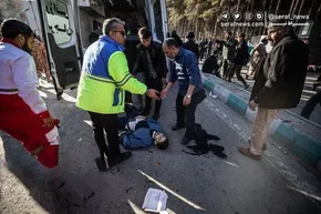 تصاویر| وداع با ۱۴ شهید خنثی‌سازی مهمات در زنجان